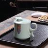 Ceramic Tea Cup with Lid Filter Tea Office Mug Jingdezhen Tea Set Celadon Cup Water Cup Teacup Mark Cup Drinkware