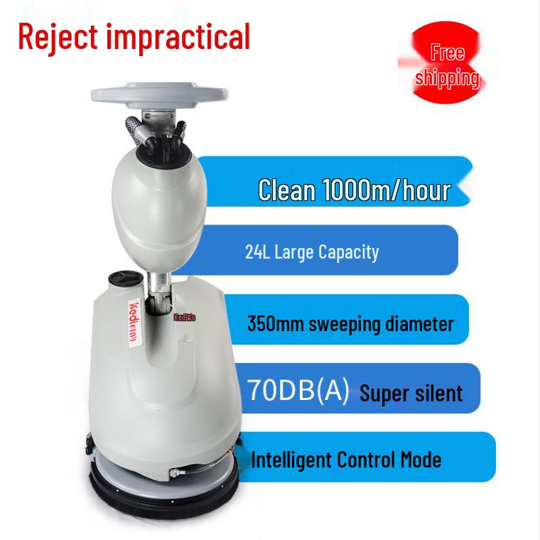 Ke's 350B Walk-Behind Bathroom Floor Scrubber Mop