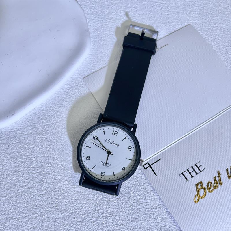 Exam Luminous Watch Female Simple Trend Student Style College Style Retro Literary Couple Watch
