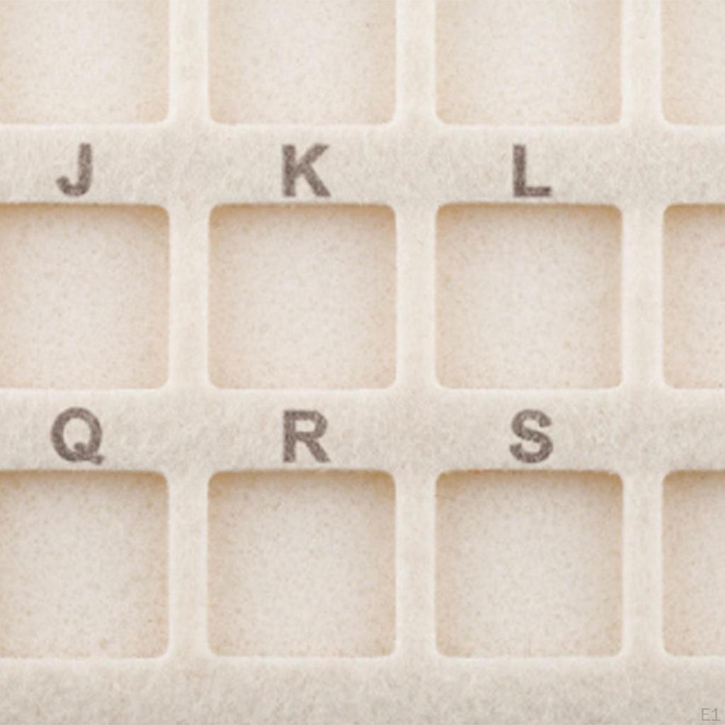 21 Grid Bead Organizer Mat for Crafting Jewelry