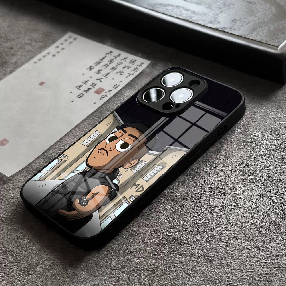 

Rapper MDLR M-Morad Art Phone Case For IPhone 17 Pro Max 14 Pro 15 12 11 13 Mini X XR XS 16 Plus SE Glass Cover iPhone12