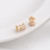 14K Gold-Plated Zircon Spacer Beads for DIY Jewelry