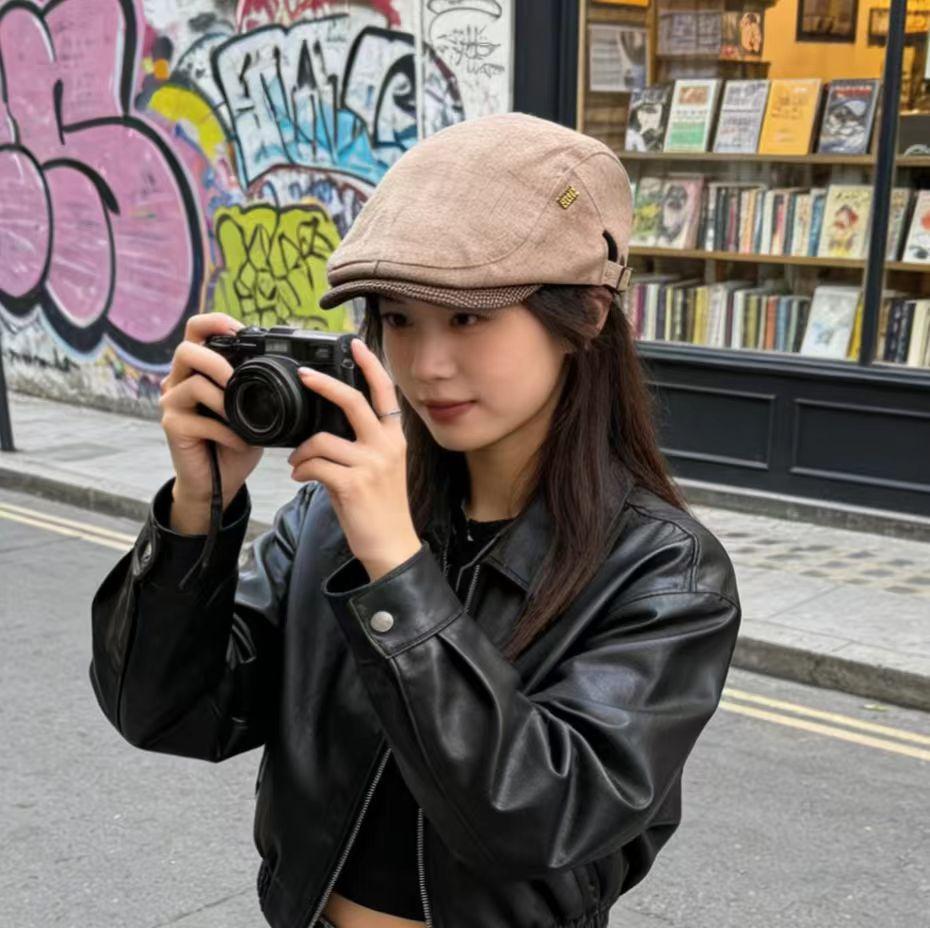 New yuppie anti-wearing beret women's summer and autumn thin retro newsboy hat fashion casual trend forward hat