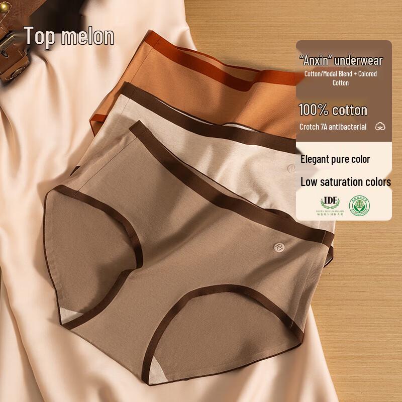 

Women s Modal Cotton Blend Mid-Waist Briefs 3-Pack L