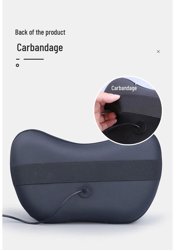 Electric Cervical Spine Massage Pillow with Heat Therapy for Neck, Shoulder, and Waist