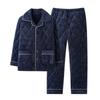 OEING Men's Winter Warm Flannel Pajama Set