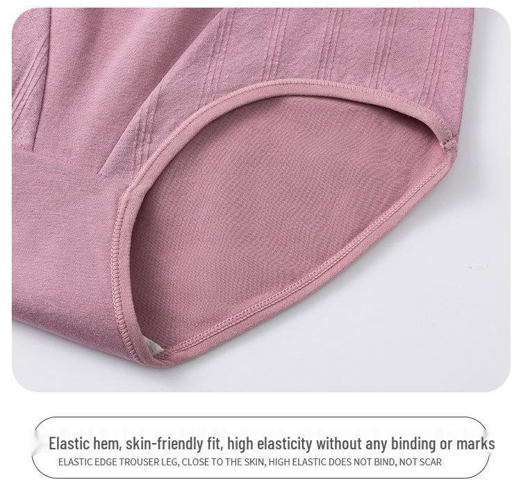 High Waist Plus Size Cotton Panties for Women - Suitable for Middle-Aged and Elderly Moms (200 Jin)