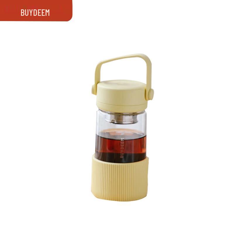 Buydeem Portable Tea Infuser Glass Mug