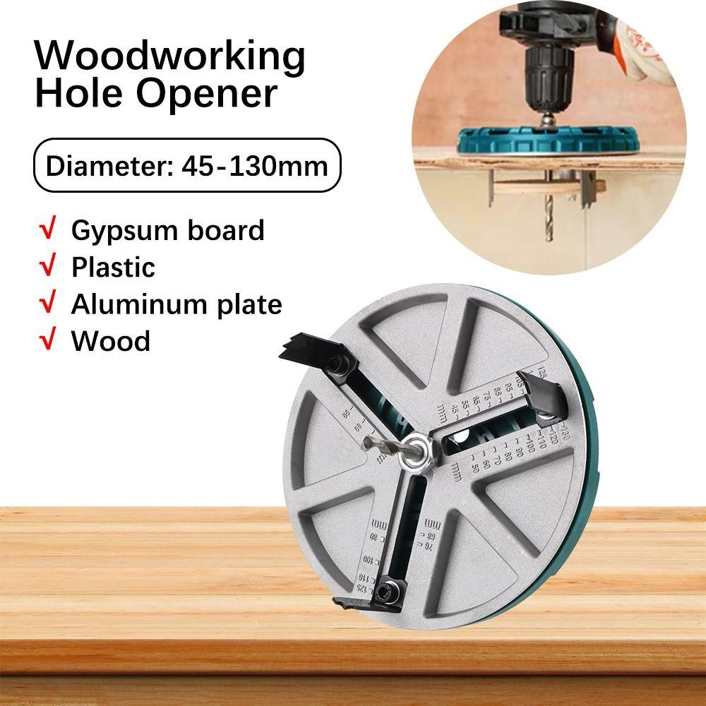 Positioning Bit Adjustable Hole Opener Efficient Punch Hole Driller  Manual Tool