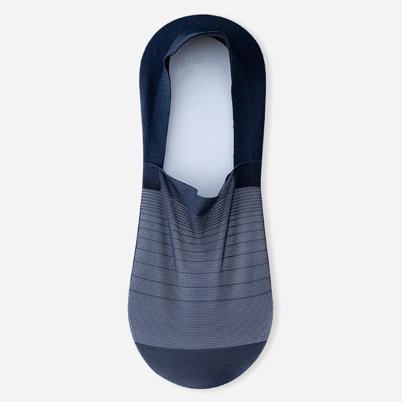 

Мужские ультратонкие нескользящие носки Ice Silk с невидимой сеткой темно-синий