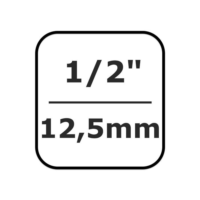 Coffret Douilles à Choc Ribe 1/2" Cr-Mo - Qualité Professionnelle, 8 Pièces