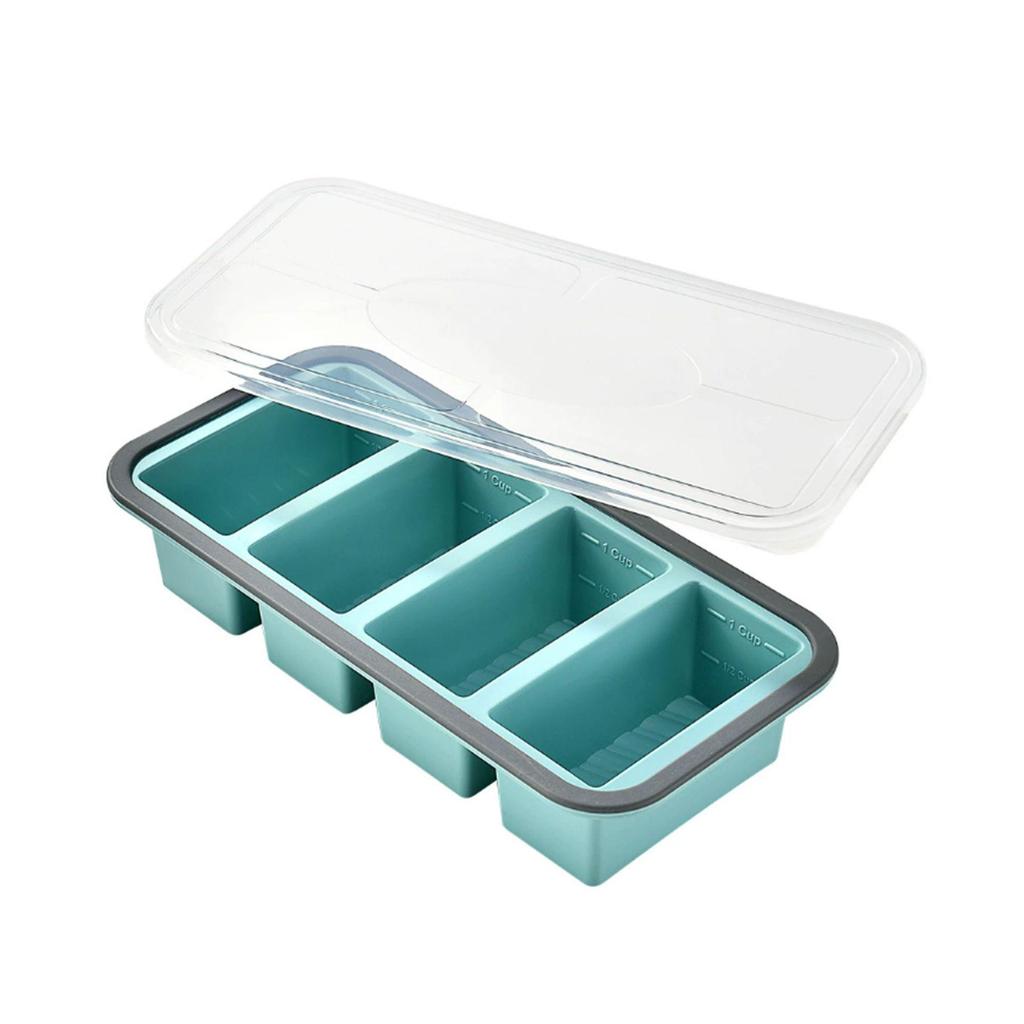 Silicone Food Storage Box - Airtight, Microwave Safe, Fridge & Kitchen Use