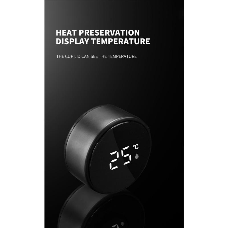 Smart termoflaska för bil med temperaturvisning Kaffekopp för Mazda 2 3 5 6 M5 Ms CX-4 CX-5 CX6 M3 M6 MX3 MX5 323 626 CX-3 5 8 9 MX-5 30 RX-8