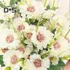 1 Bouquet 7 Heads Artificial Plant Looking Faux Silk Flower Table Centerpieces Simulation Flower Wedding Decor