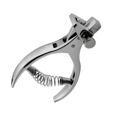 3mm Metal Hole Puncher Pliers Ergonomic Grip Leather Hole Punching Tool For Leatherworking and Packaging Bag Crafting
