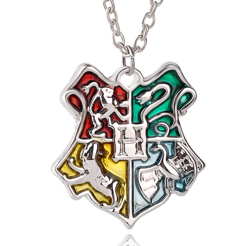 Cartoon Witchcraft Badge Pendant Necklace Jewelry Accessories