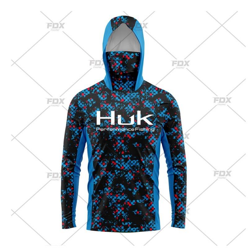 Eis Seide Langarm Angelanzug UPF50 Gesichtstuch Kapuzenpullover Schnelltrocknend Atmungsaktiv Sonnenschutz Dünnes T-Shirt Benutzerdefiniertes LOGO