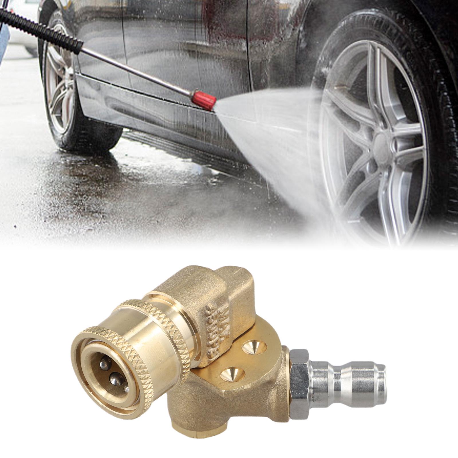 

Car Pressure Washer Nozzle Adapter 1/4 Quick Connect 180° Adjustable Brass Stainless Steel Rotating Car Wash Cleaning Tool China Mainland