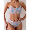 New bikini women's split sexy swimsuit printed swimsuit fashion