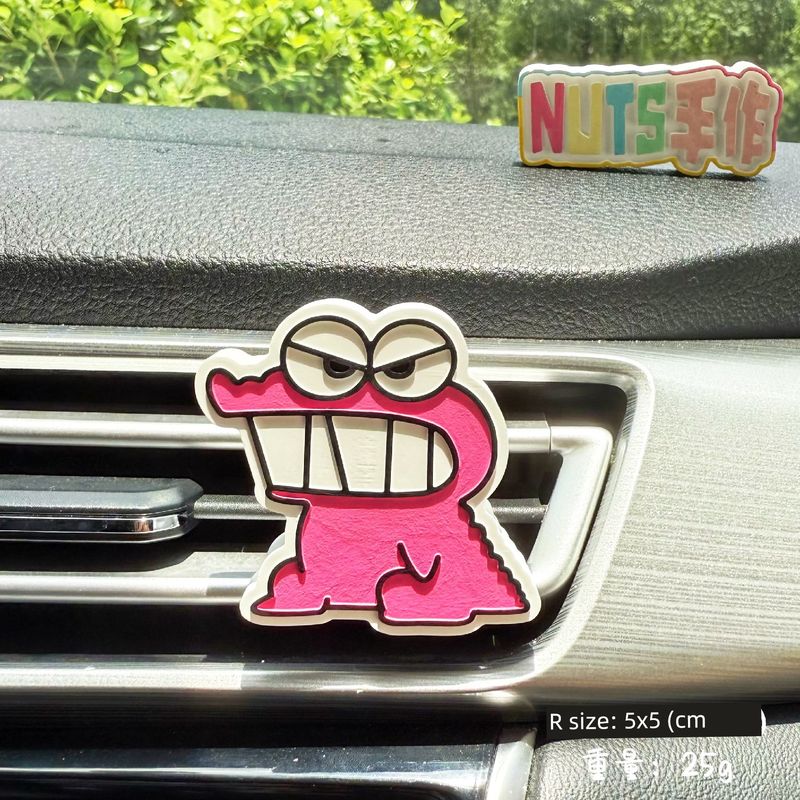 Crayon Shin-Chan Car Air Vent Diffuser Stone Aromatherapy Essential Oil Cute Handmade New Car Birthday Gift for Best Friend
