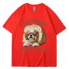 I Eat Bread Then I No Sad Dog Meme T Shirt Unisex Women Summer Fashion Funny Tshirt Casual Cute Spring Summer T Shirts Streetwear