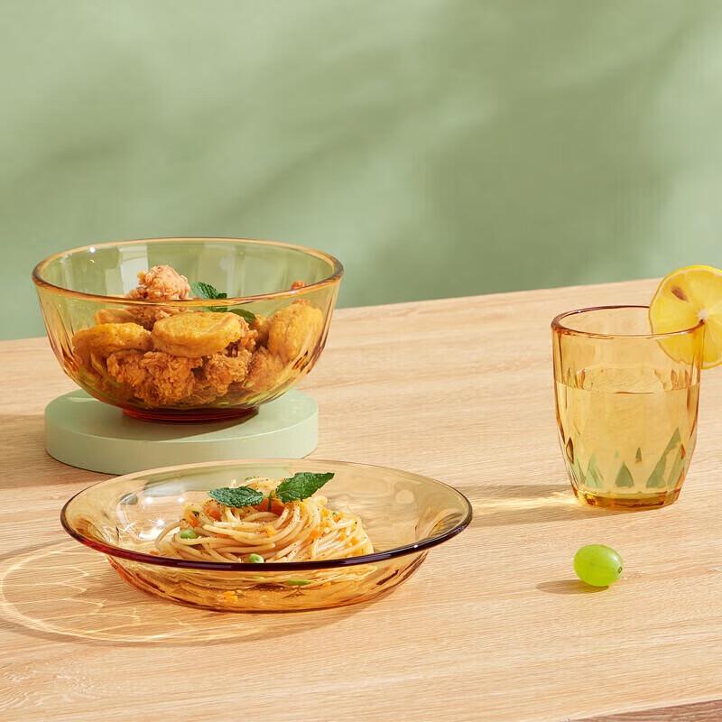 BAILOCK 9-Piece Star Mirror High Boron Glass Dinnerware Set