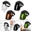 2 Pezzi Protezione Facciale per Saldatura Casco da Saldatura Regolabile Resistente al Calore Maschera da Saldatore Antischizzo Antiurto per Saldatura ad Arco