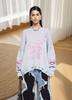 Pullover Long Sleeve Knitwear: Casual Loose Ripped Sweater for Women