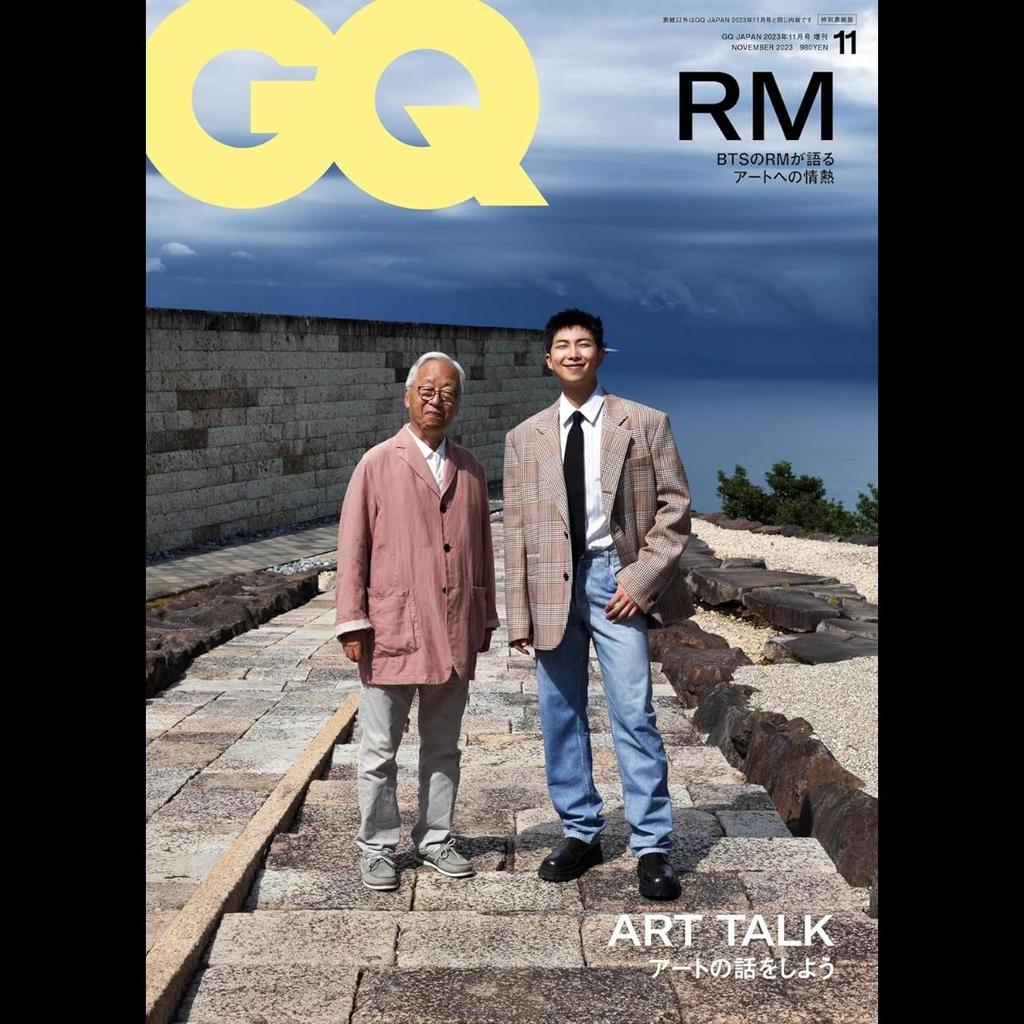 GQ JAPAN November 2023 Issue BTS RM COVER JAPANESE MAGAZINE USED