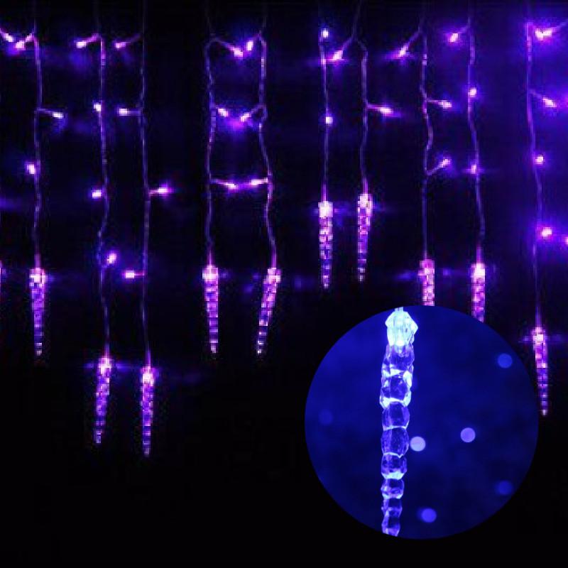 96 35m Led Icicle Hanging Curtain Window Light Fairy String Xmas Decors Home