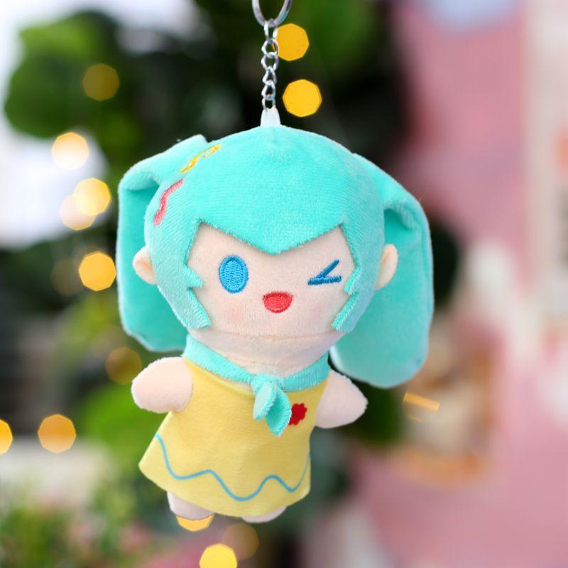 Cute Cute Hatsune Miku Mart Doll Pendant Plush Toy Cartoon Doll Bag Hanging Keychain