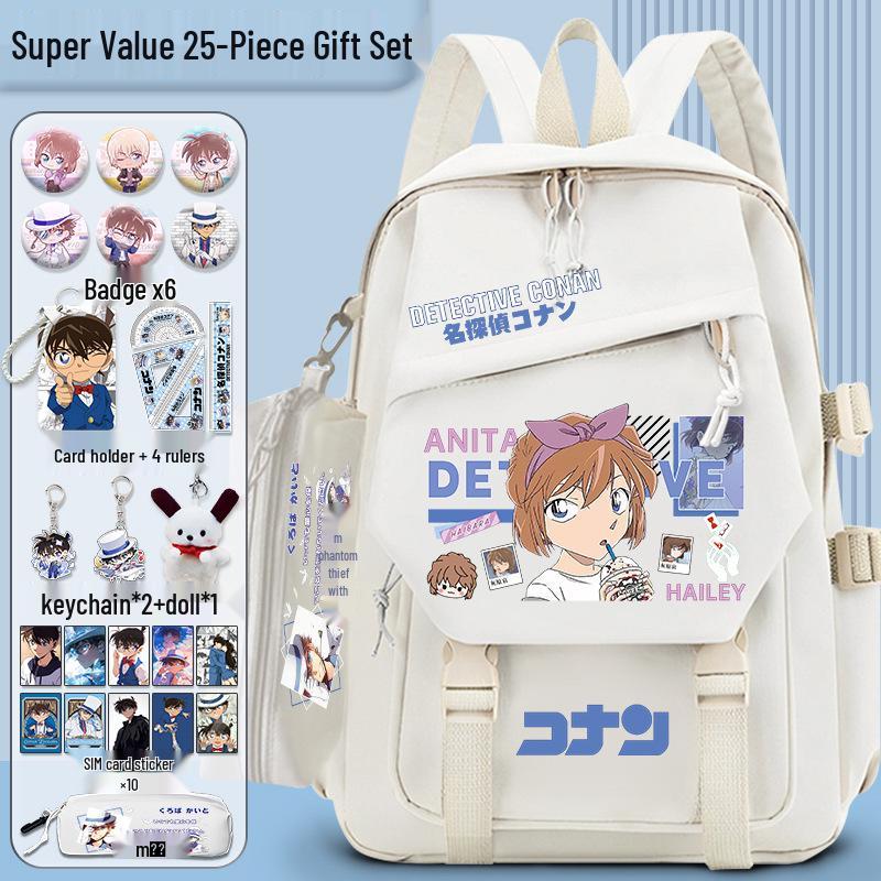 Detective Conan x Kaito Kid Large Capacity Backpack for Students