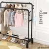 Telescopic Clothes Drying Rack: Indoor Floor-Standing, High-Grade, for Balcony and Quilts