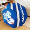 Cardiff Fc Crest Automatic Folding Umbrella - 8-Rib Travel Umbrella with Auto Open/Close & Portable Gifts for Holidays or Birthdays
