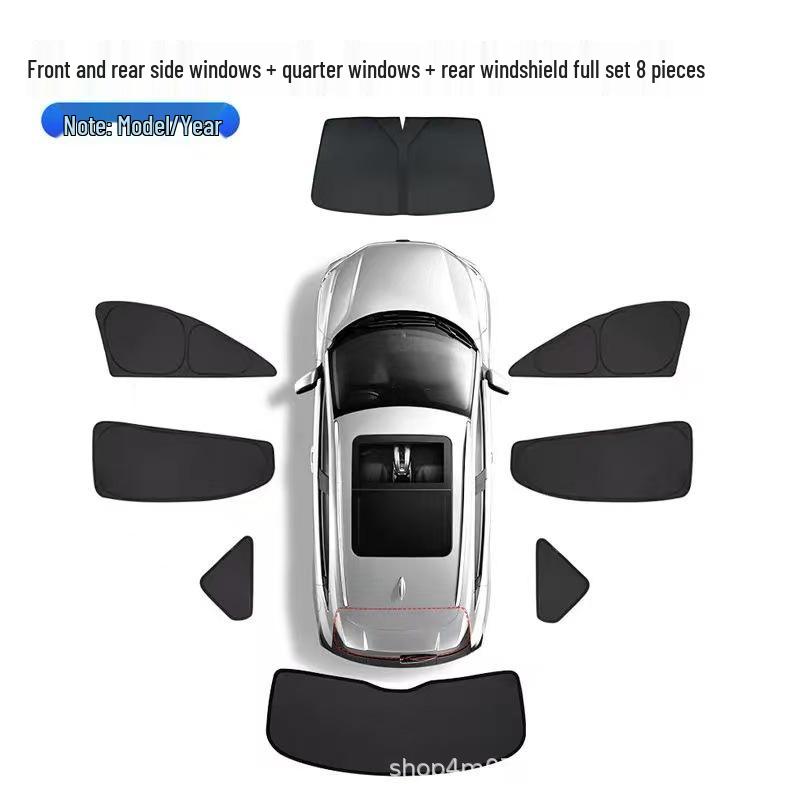 Jiangling Motors Sunshade: Thickened Anti-Peeping Side Window Blackout Board for Outdoor Camping