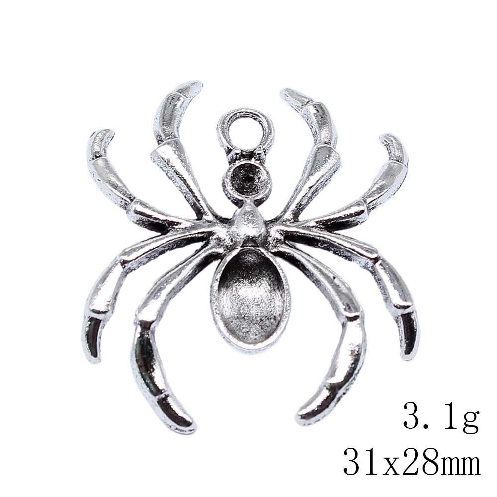 Valentýnský náramek s přívěsky Italský přívěsek s přívěsky pavouka a netopýra Publikum Mužský přívěsek