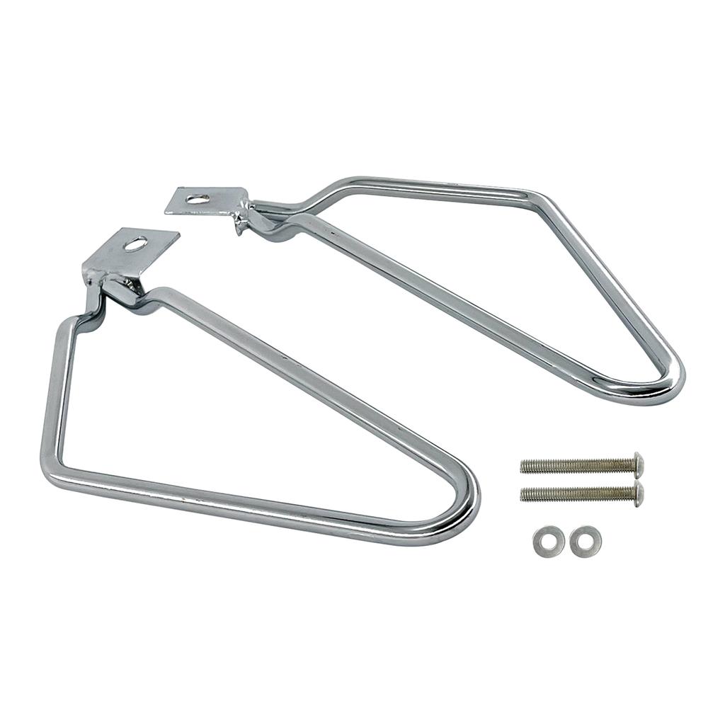 Saddlebag Bracket Support Left & Right Motorcycles Saddlebags Bar Mount Brackets Support Easy Installs for XL883 1200