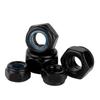 Anti-Loosening Self-Locking Nut 304 Stainless Steel Black Nylon Slip-Resistant Hex Screw Cap