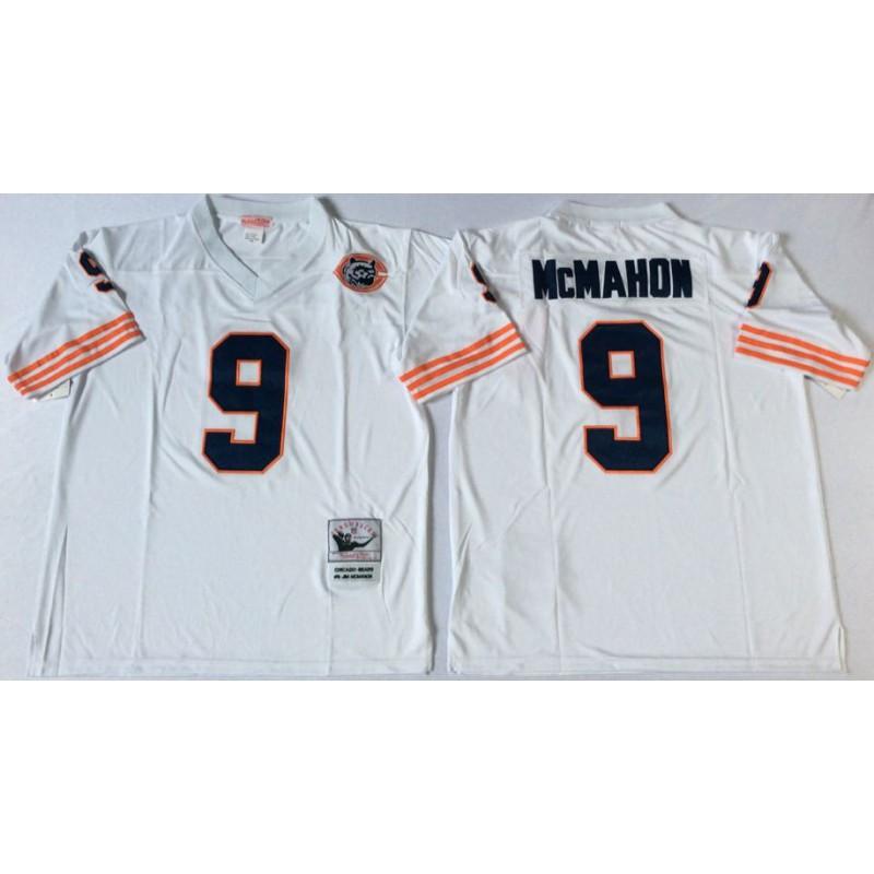 Maglia da Rugby Retro Chicago Bears Uomo Donna Misto Cotone Ricamata Abbigliamento per tifosi sportivi Fitness all'aperto Supporto di squadra