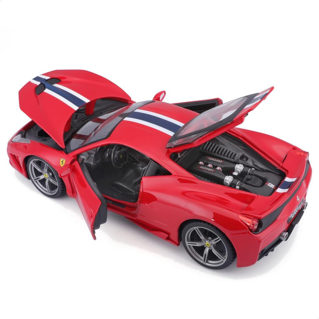 Bburago 1/18 Scale Ferrari 458 Special Red / Diecast Model Car Finished Product 18-16002