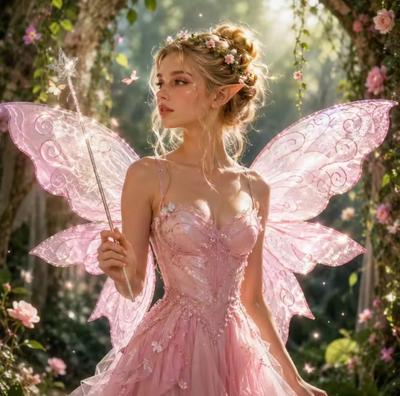 4Pcs With Headband Butterfly Fairy Wings Set Lightweight Sparkling Sparkling Angel Wings Party Dress Up Back Attachment