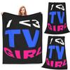 TV Girl Band Decke Weich Warm Flanell Überwurf Decke Tagesdecke für Bett Wohnzimmer Picknick Reise Zuhause Sofa