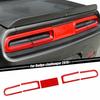 Rear Taillight Lamp Cover Trim Bezels For Dodge Challenger 2015+ Red Accessories