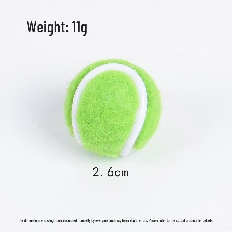 Mini Plush Tennis Ball Keychain - Creative DIY Sports Bag Pendant and Photography Prop