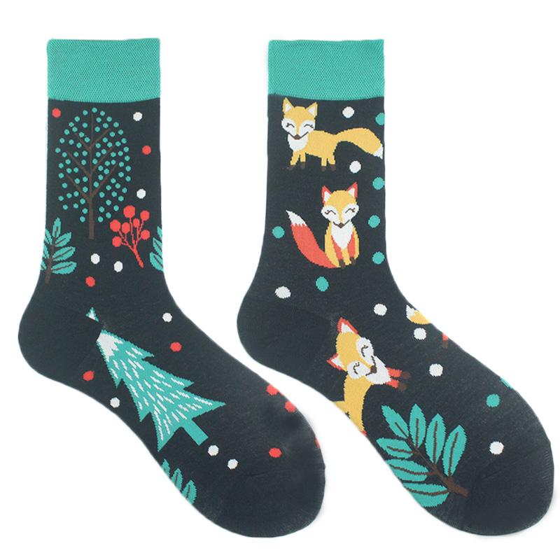 AB Professional Design Funny Socks Men Happy Animal Music Beer Skarpetki Sokken Hip Hop Big Size Meias Skateboard Divertidos
