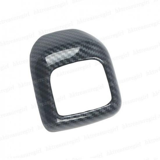 1pc Carbon Fiber ABS Inner Gear Shift Knob Cover Trim For Nissan Rogue -2024