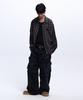 Aleseueseussi Rivet Zipper Check Shirt - Charcoal