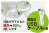 DAISHIN USB Rechargeable Sensor Light with Alarm Function Deterrent with Light and Approximately 110 Days of Use On a Single 200 Lumens No Electrical