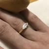 Fashion Men's Single Ring - Simple Oval-shaped Diamond Ring Suitable for Both Men and Women - Ring for The Index Finger