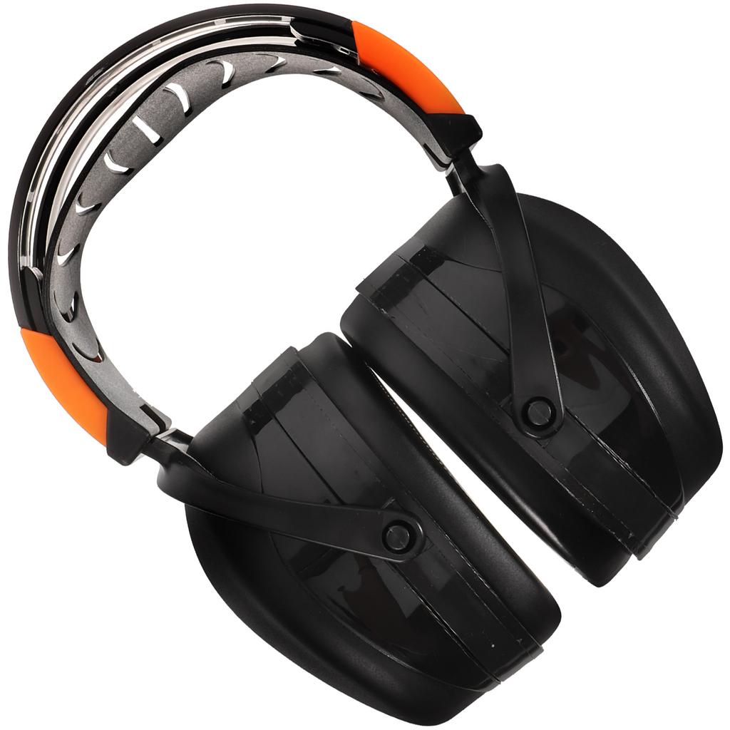 Adjustable Noise Canceling Headphones Soundproof Ear Protection Blocking Sleep Hearing Safety Black Earmuffs For Working